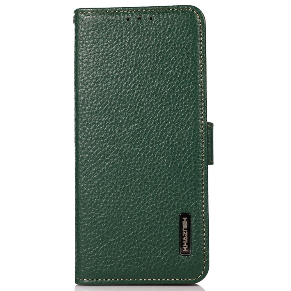 Khazneh Oneplus 10 Pro Læder Flip Cover Grøn