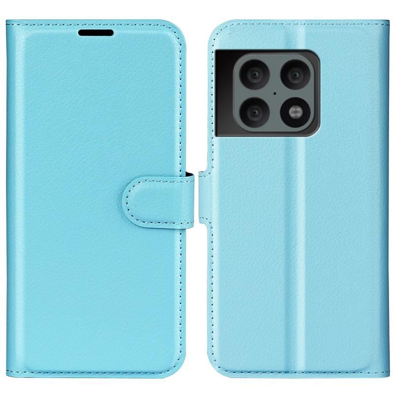Oneplus 10 Pro 5g Læder Cover   Pung Blå