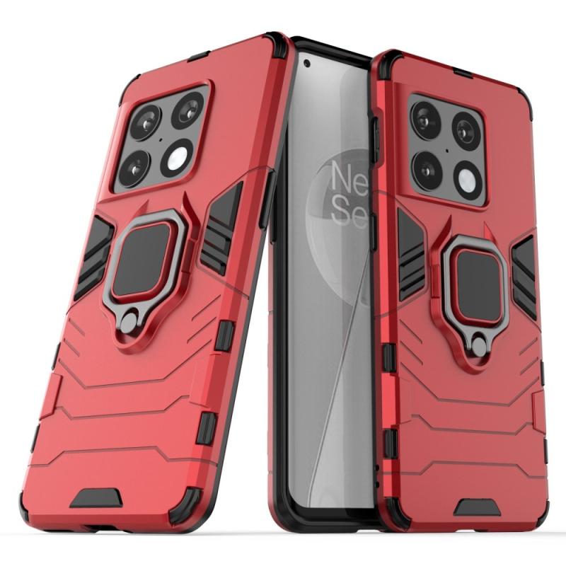 Oneplus 10 Pro 5g Hybrid Cover Med Kickstand Rød