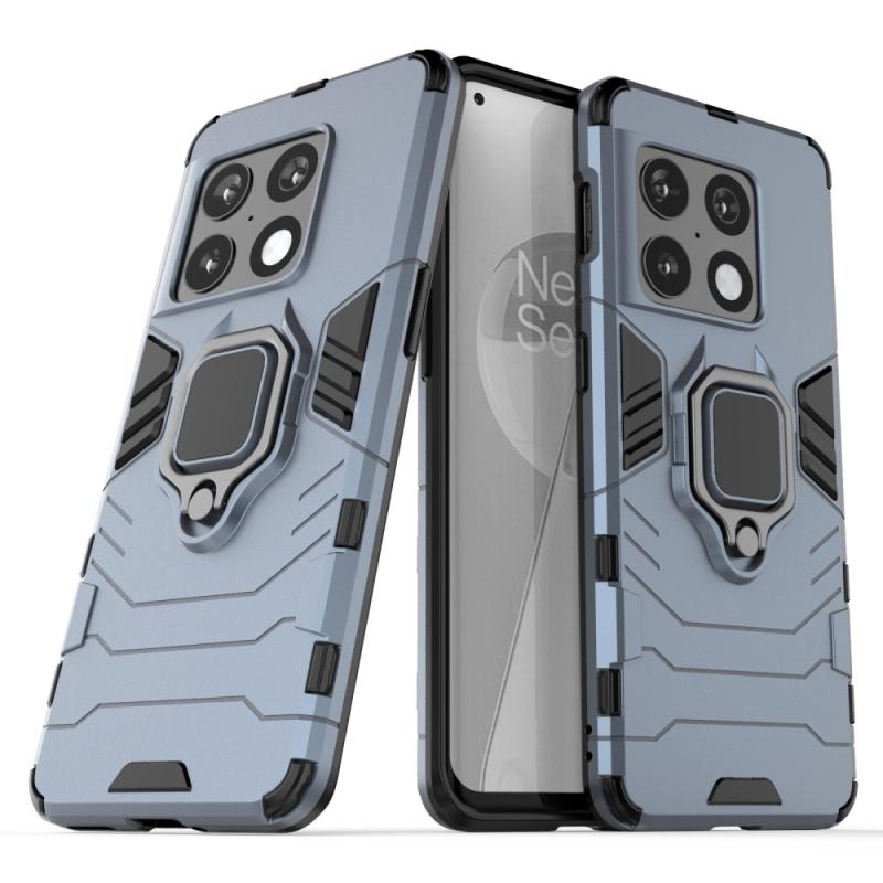 Oneplus 10 Pro 5g Hybrid Cover Med Kickstand Blå