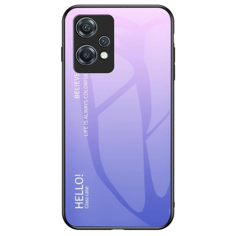 Oneplus Nord     Lite  5g  Glas Bagside Cover Hello Lilla