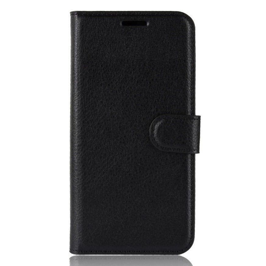 Nokia     Litchi Læder Cover    Pung Sort