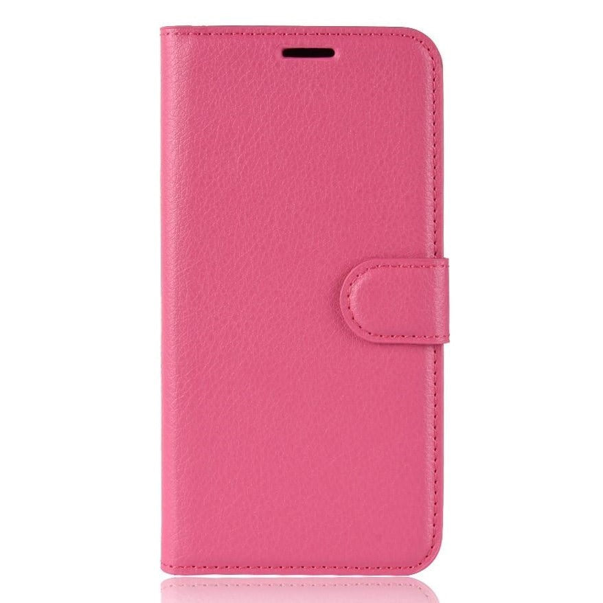 Nokia     Litchi Læder Cover    Pung Pink
