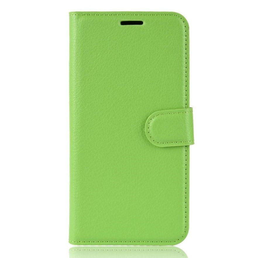 Nokia     Litchi Læder Cover    Pung Grøn