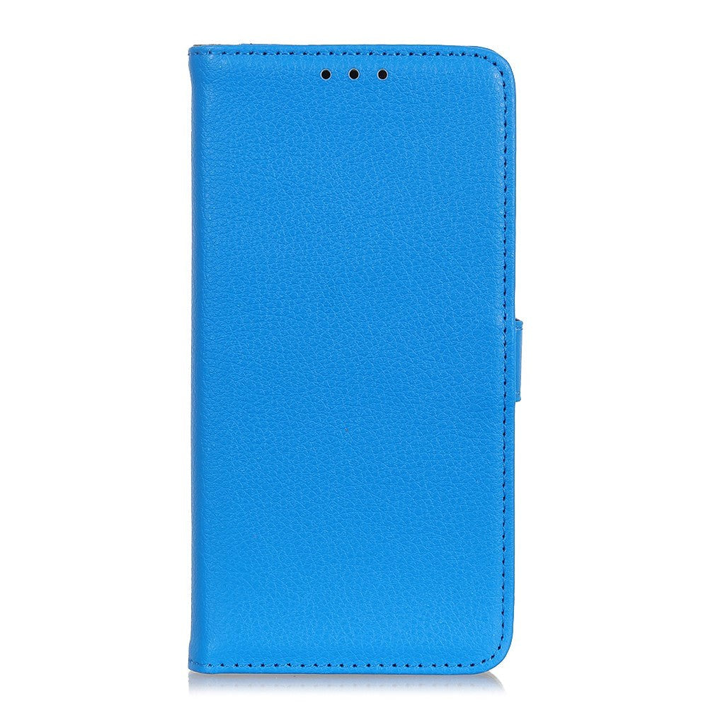 Nokia     Litchi Læder Cover    Kortholder Blå