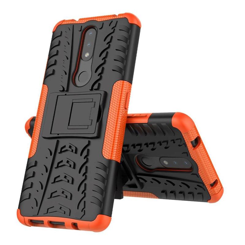 Nokia     Håndværker Case    Kickstand Sort   Orange