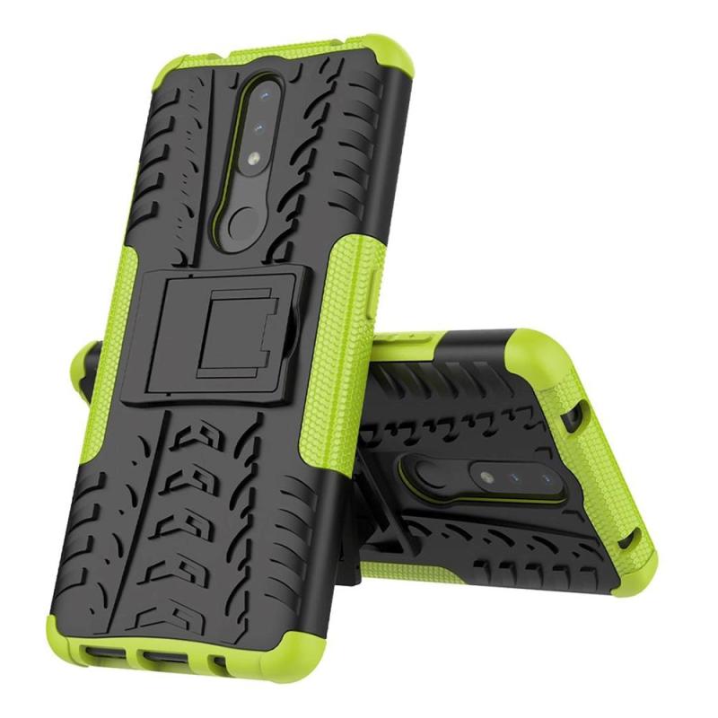 Nokia     Håndværker Case    Kickstand Sort   Grøn
