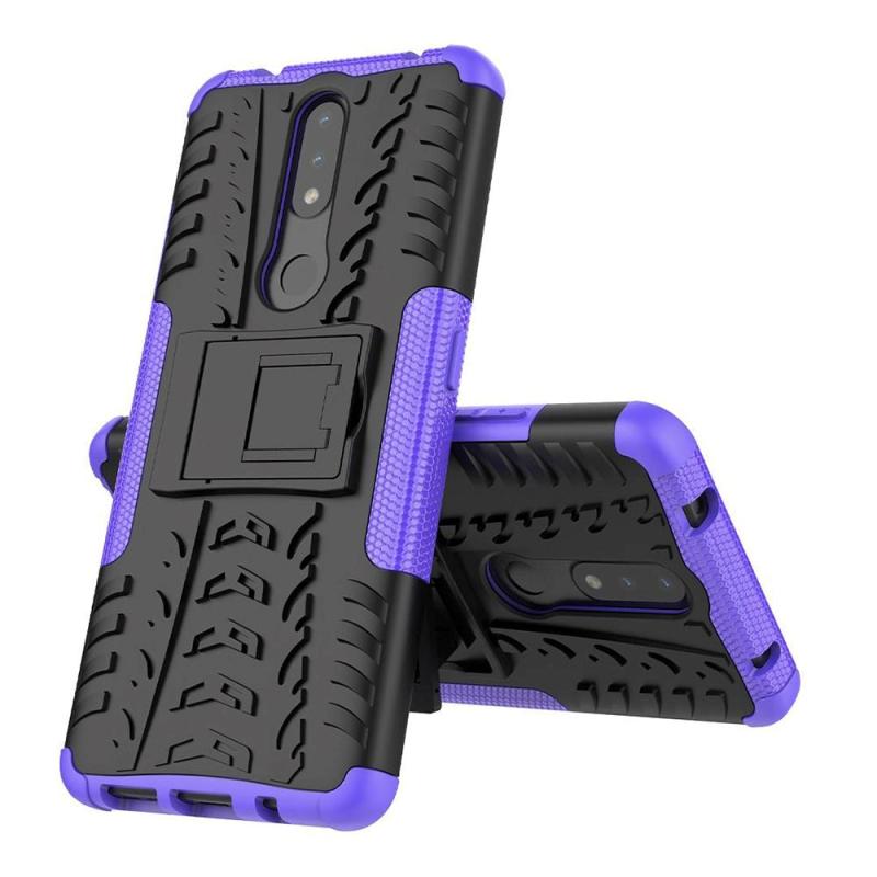 Nokia     Håndværker Case    Kickstand Sort   Lilla
