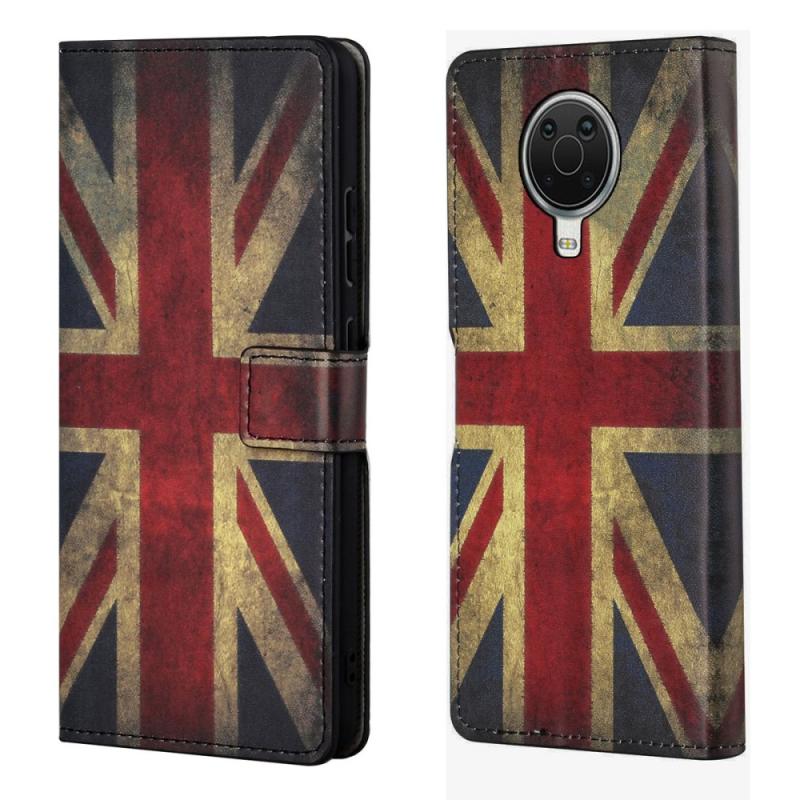 Nokia G10 G20 Læder Cover Pung Printet Design Flag