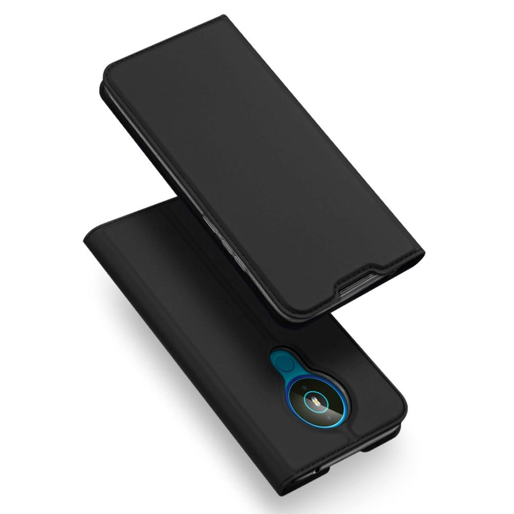 Nokia     Dux Ducis Skin Pro Series Læder Cover    Pung Sort