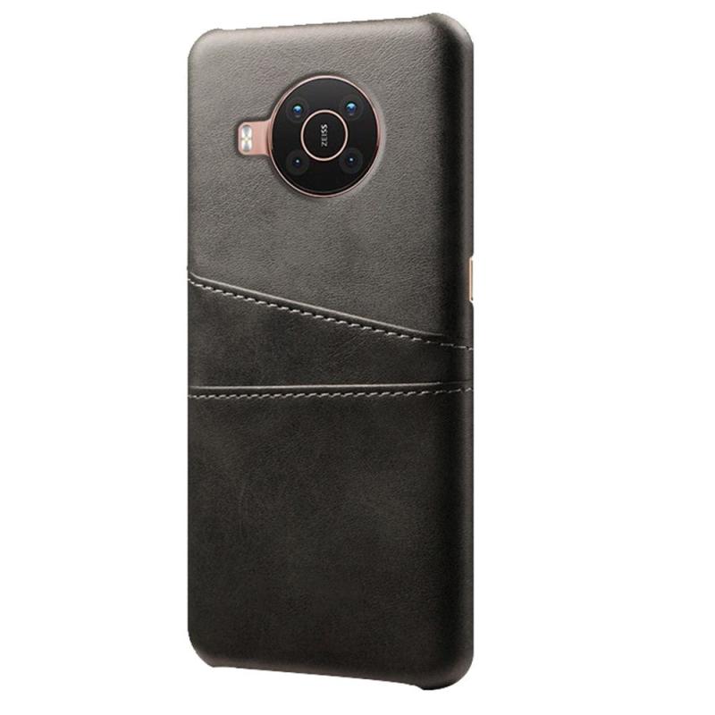 Nokia     Imiteret Læder Cover    Kortholder Sort