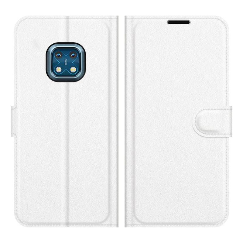 Nokia Xr20 Læder Cover   Pung Hvid