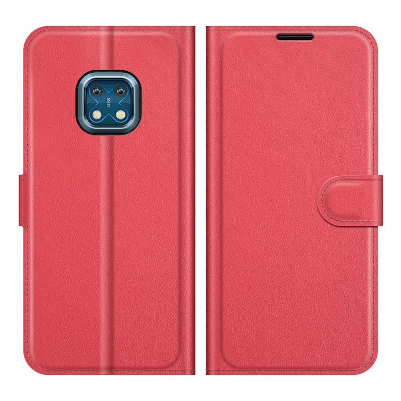 Nokia Xr20 Læder Cover   Pung Rød