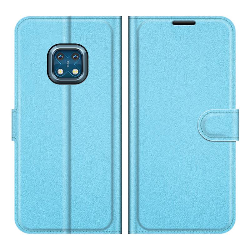 Nokia Xr20 Læder Cover   Pung Blå