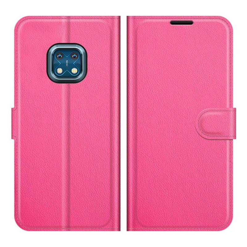 Nokia Xr20 Læder Cover   Pung Rosa