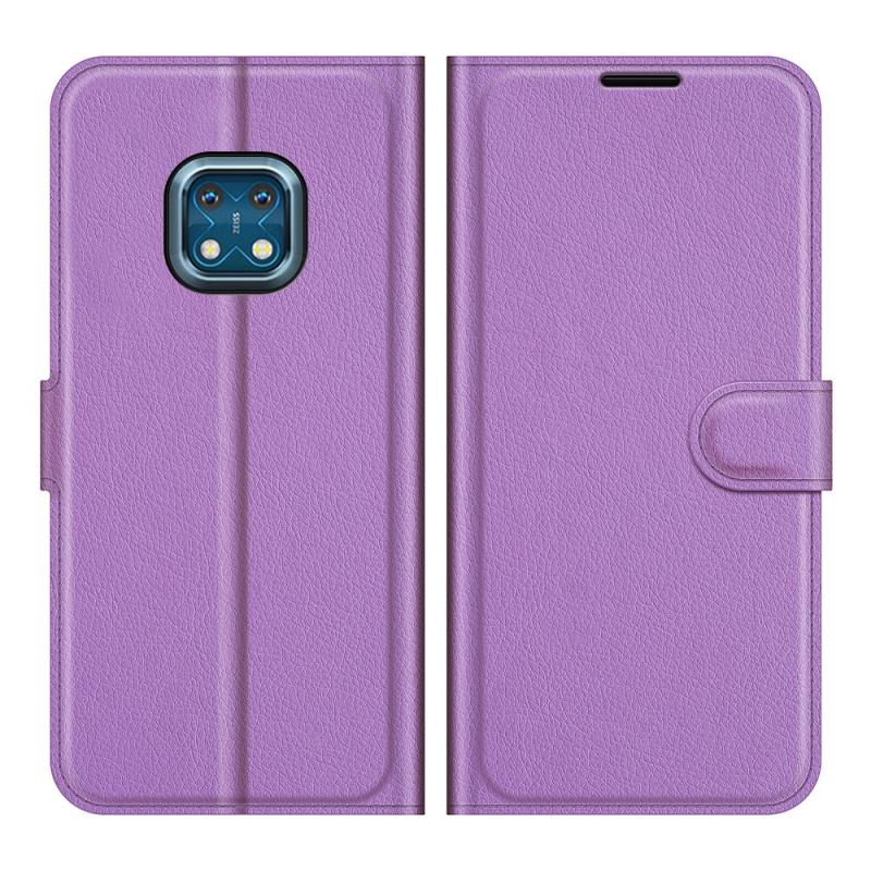 Nokia Xr20 Læder Cover   Pung Lilla