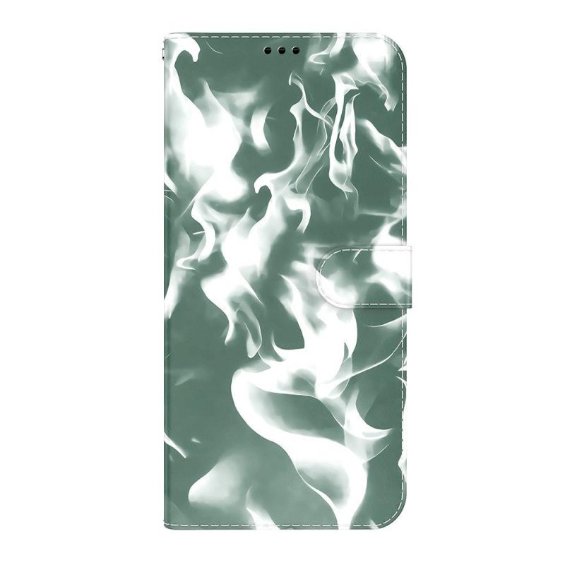 Eiderwood Nokia Xr20 Læder Flip Cover    Pung Grøn   Hvid