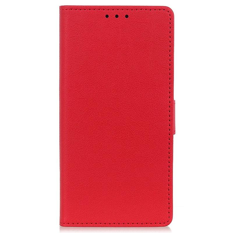 Nokia C2 2nd Edition   Læder Flip Cover    Pung Rød