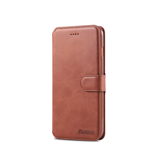 Iphone   6s Azns Trade  Diary Læder Etui   Taske    Pung Brun