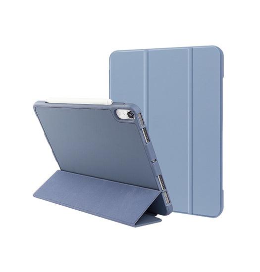 Ipad Mini  2021 2024  Lux Trade  Smart Trifold Silikone Cover  Navy Lilla