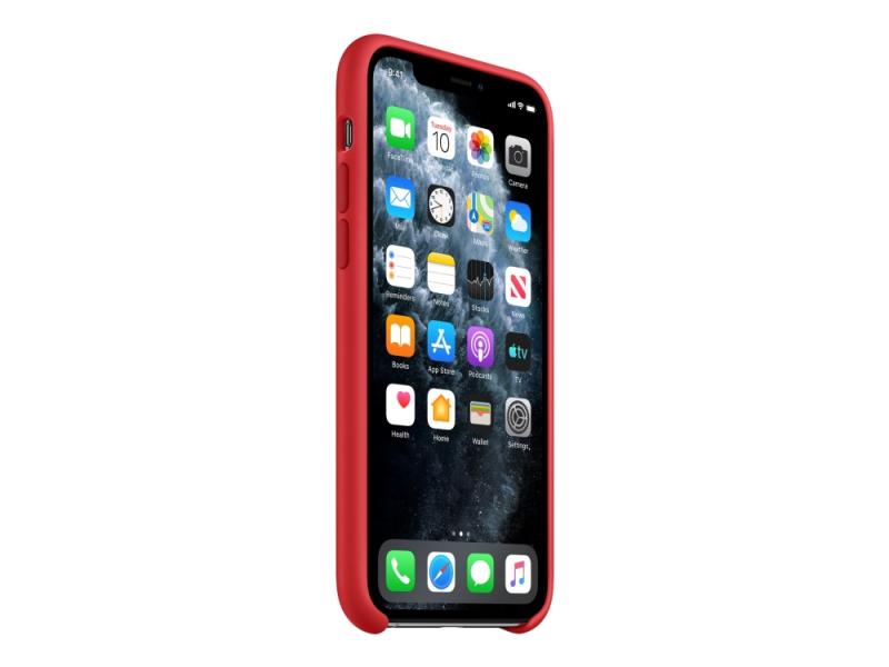 Apple  Product  Red Bagsidecover Til Mobiltelefon Silicone Rød For Iphone 11 Pro