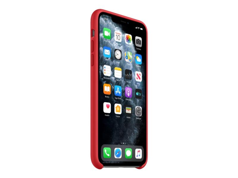 Apple  Product  Red Bagsidecover Til Mobiltelefon Silicone Rød For Iphone 11 Pro Max