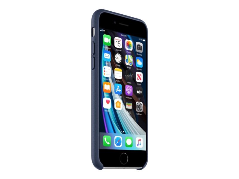 Apple Bagsidecover Til Mobiltelefon Læder Midnatsblå For Iphone             Generation