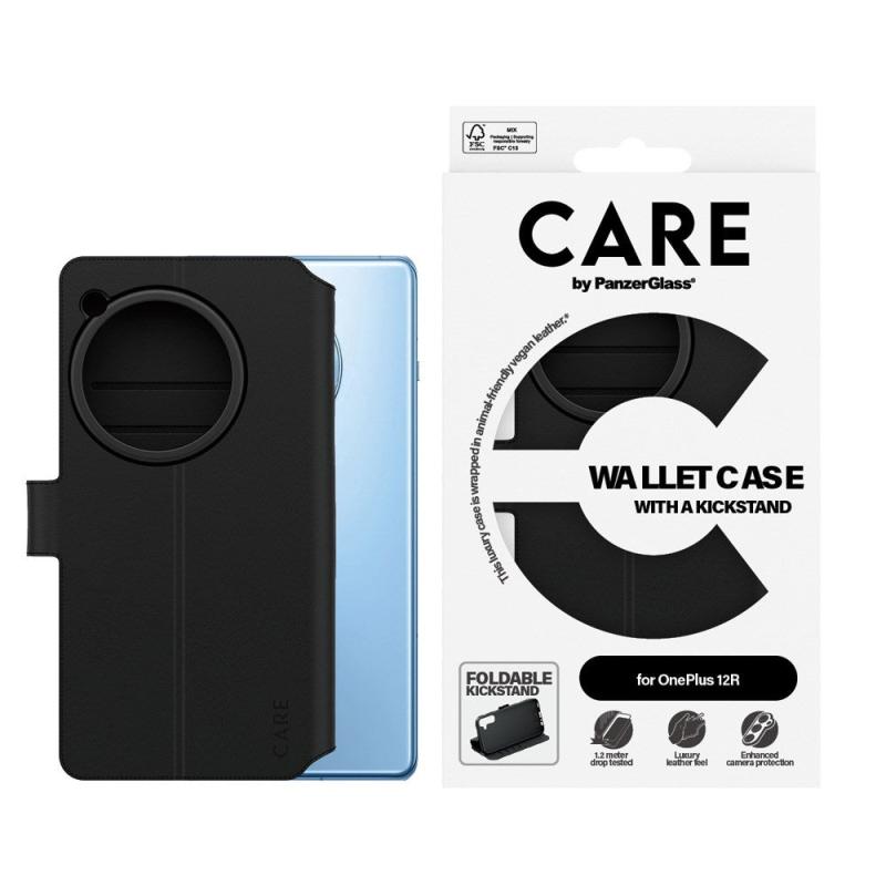 Care   Panzerglass Oneplus 12r Feature Wallet Case    Kickstand Sort
