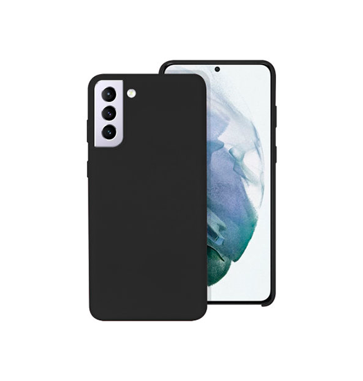 Samsung Galaxy S21 Plus  Deluxe Trade  Soft Touch Silikone Cover Sort