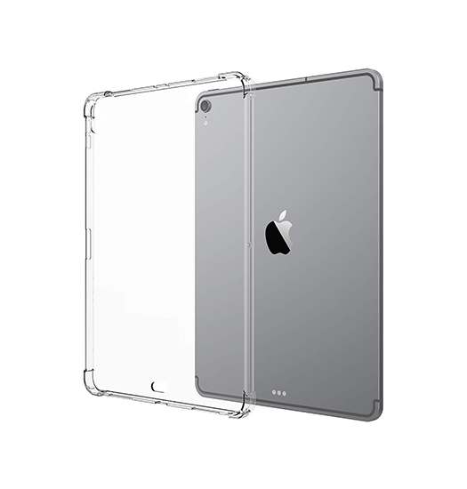 Ipad Air      2020 2022  Silent Stødsikker Silikone Cover Gennemsigtig