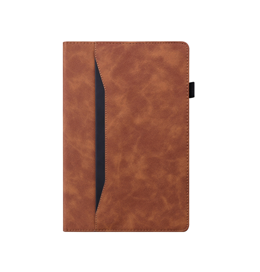 Ipad Mini  2021 2024  Ember Trade  Cover Etui    Kickstand   Pencil Holder Brun