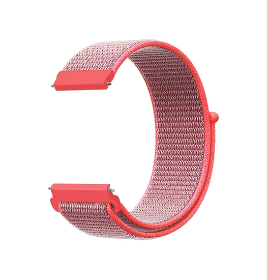 Samsung Galaxy Watch    40 44mm    Empiri Trade  Nylon Velcro Rem Rød