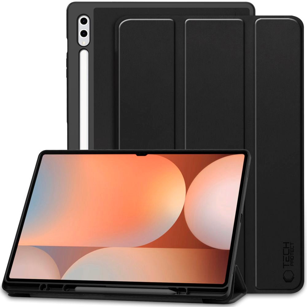 Tech-protect   Pen Cover Til Galaxy Tab S8 Ultra   S9 Ultra   S10 Ultra 14   Sort