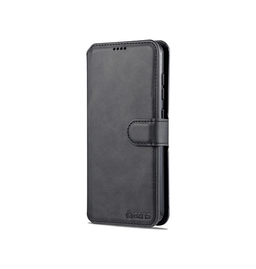 Samsung Galaxy S21 Plus  Azns Trade  Diary Læder Etui   Taske    Pung Sort