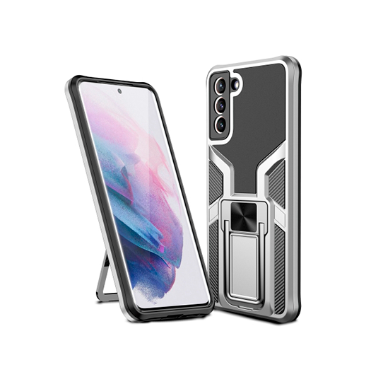 Samsung Galaxy S21 Plus  Deluxe Trade  Håndværker Cover    Kickstand Grå