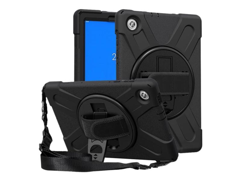 Estuff Bagsidecover Til Tablet Silicone  Polykarbonat Sort 10    For Lenovo Tab M10    2nd Gen  Za6v  Za6w  Za72  Za73  Za7v  Za7w