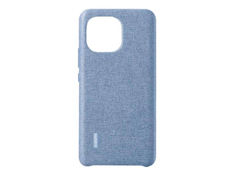 Xiaomi Bagsidecover Til Mobiltelefon Grov Læder Denimblå For Xiaomi   11