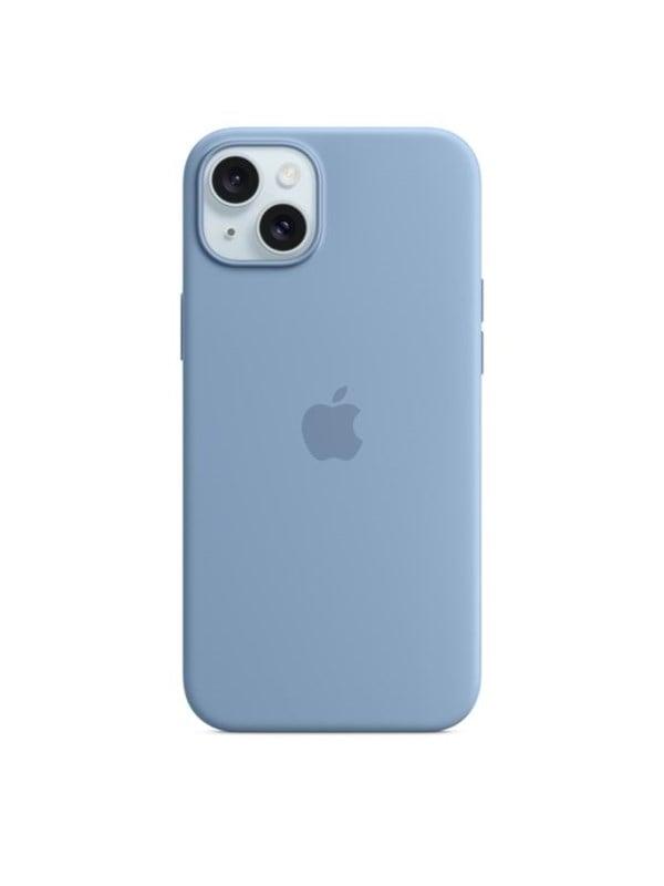 Apple Iphone 15 Plus Silicone Case With Magsafe Winter Blue