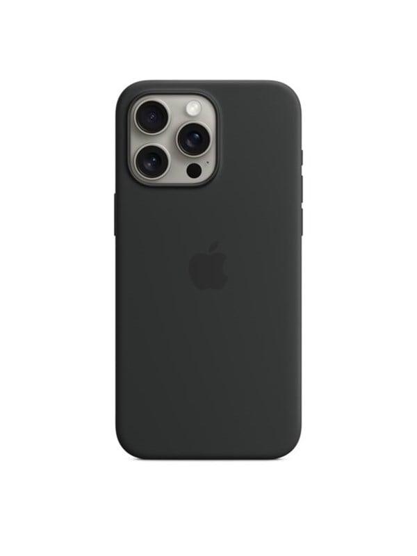 Apple Iphone 15 Pro Max Silicone Case With Magsafe Black
