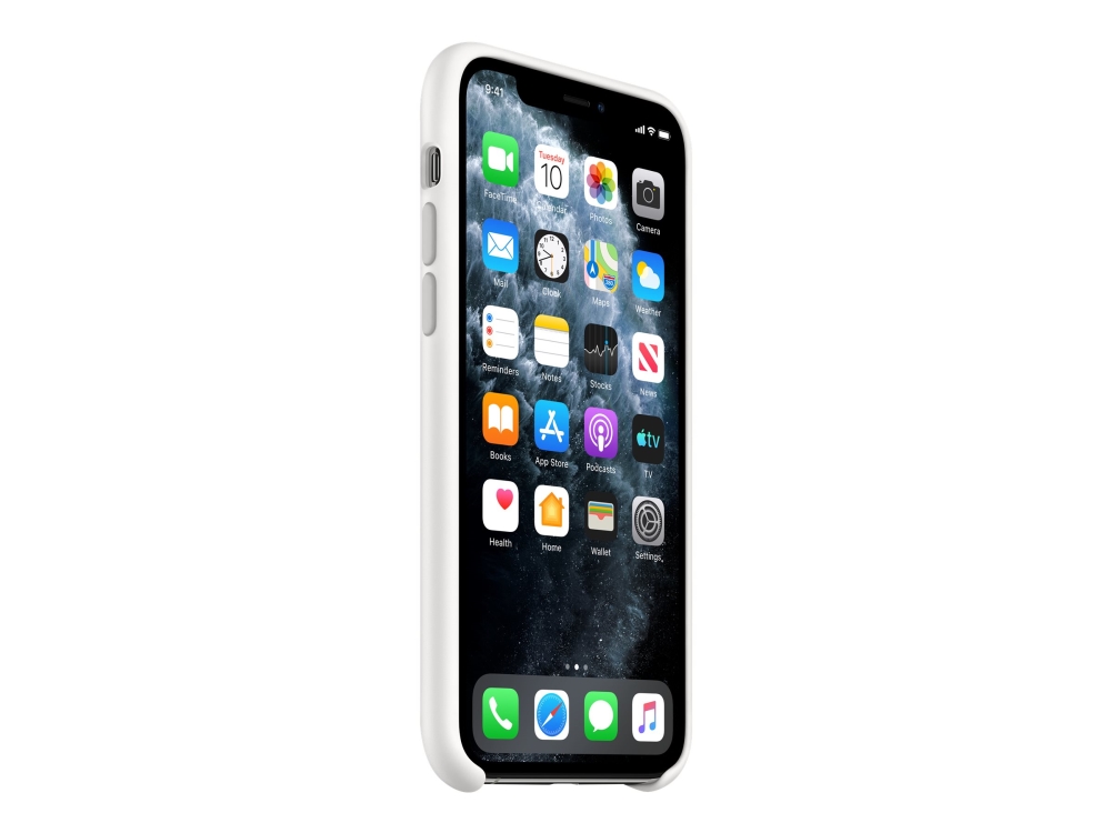 Apple Bagsidecover Til Mobiltelefon Silicone Hvid For Iphone 11 Pro