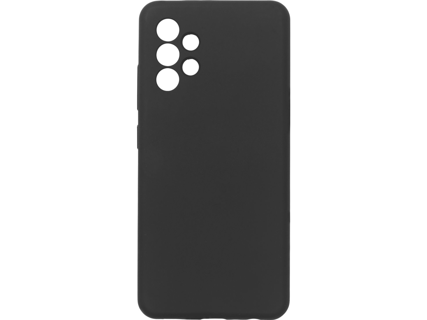 Estuff Bagsidecover Til Mobiltelefon Silicone Sort For Samsung Galaxy A32