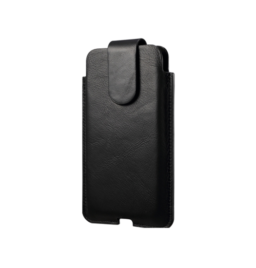 Oneplus 7t Pro Mont Blanc ægte Læder Bælte Sleeve Sort