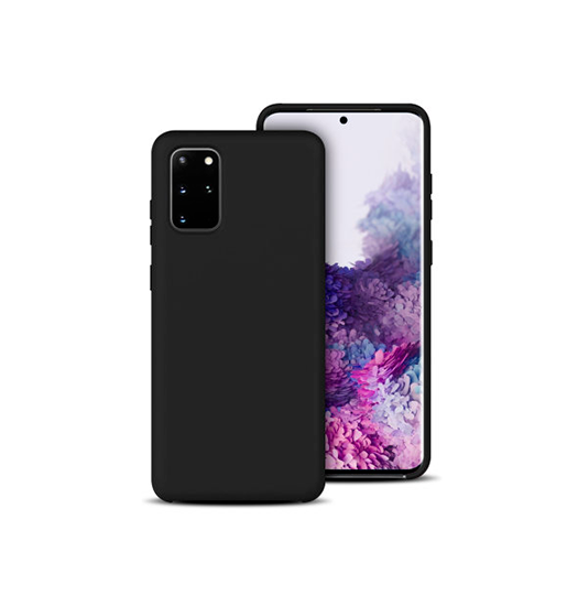 Samsung Galaxy S20 Plus  Deluxe Trade  Soft Touch Silikone Cover Sort