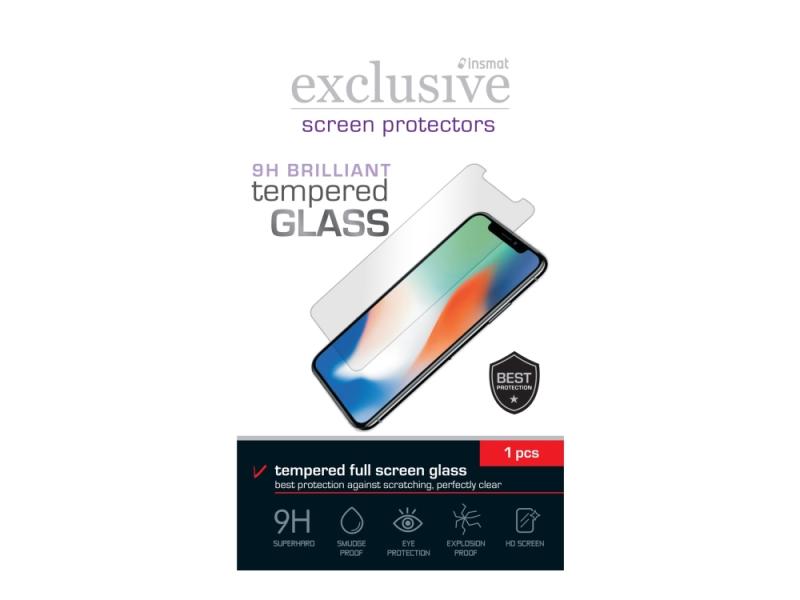 Insmat Exclusive Brilliant Skærmbeskytter For Mobiltelefon Fuld Skærm   5d Glas Klar For Samsung Galaxy Xcover   Pro