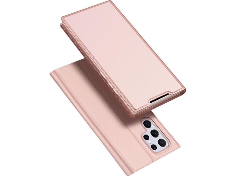 Dux Ducis Dux Ducis Skin Pro Hylsteretui Flip Cover Samsung Galaxy S22 Ultra Pink