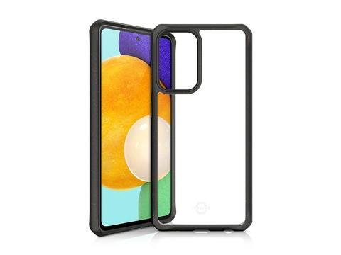 Itskins Feroniabio Pure Cover Til Samsung Galaxy A52s 5g   A52 4g   5g  Sort   Gennemsigtig