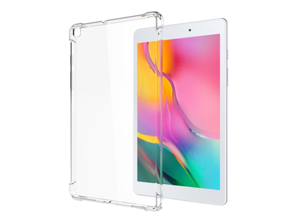 Estuff Bagsidecover Til Tablet Termoplastisk Polyuretan  Tpu  Klar    For Samsung Galaxy Tab    2019     Tommer