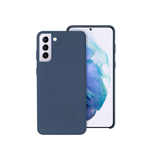 Samsung Galaxy S21 Plus  Deluxe Trade  Soft Touch Silikone Cover Navy