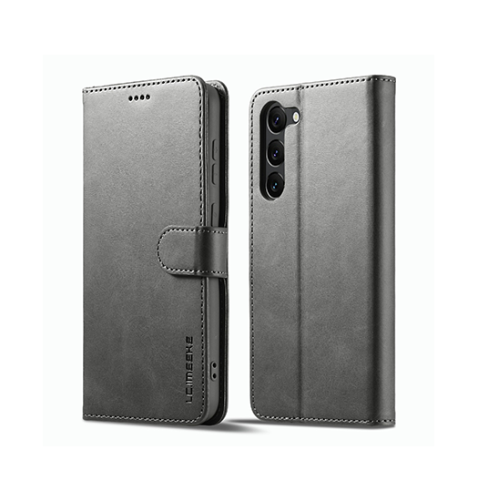 Samsung Galaxy S23    Imeeke Trade  Læder Cover    Kortholder Grå