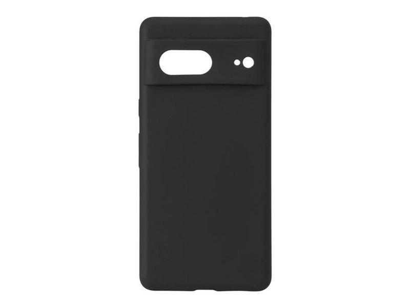 Estuff Madrid Bagsidecover Til Mobiltelefon Silk-touch Silicone Sort For Google Pixel